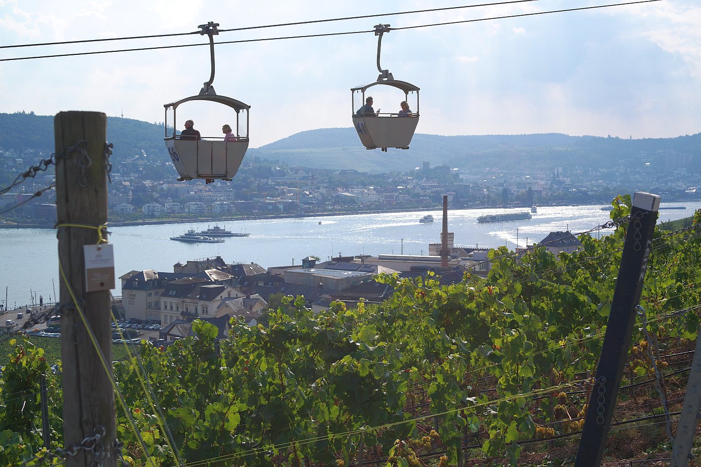 Blick über den Rhein nach Bingen